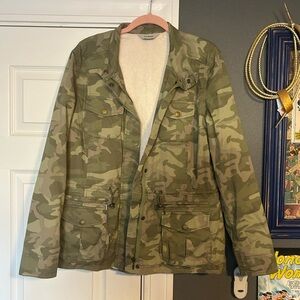 L.L. Bean Green Camouflage Field Jacket NWOT